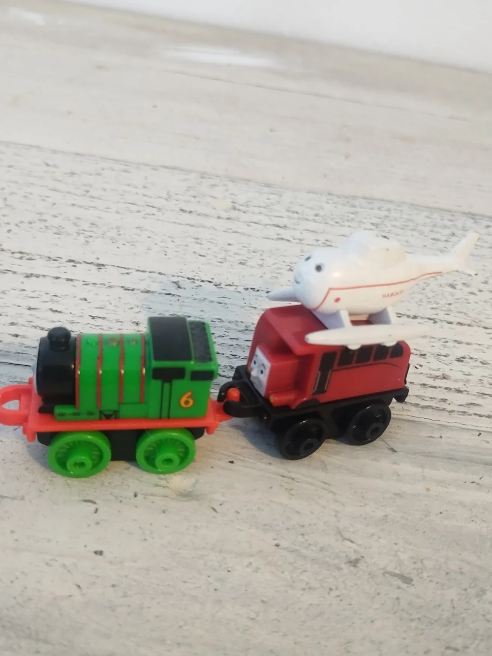 Thomas & Friends Minis Classic Percy Bertie & Friend Harold the Helicopte Mattel